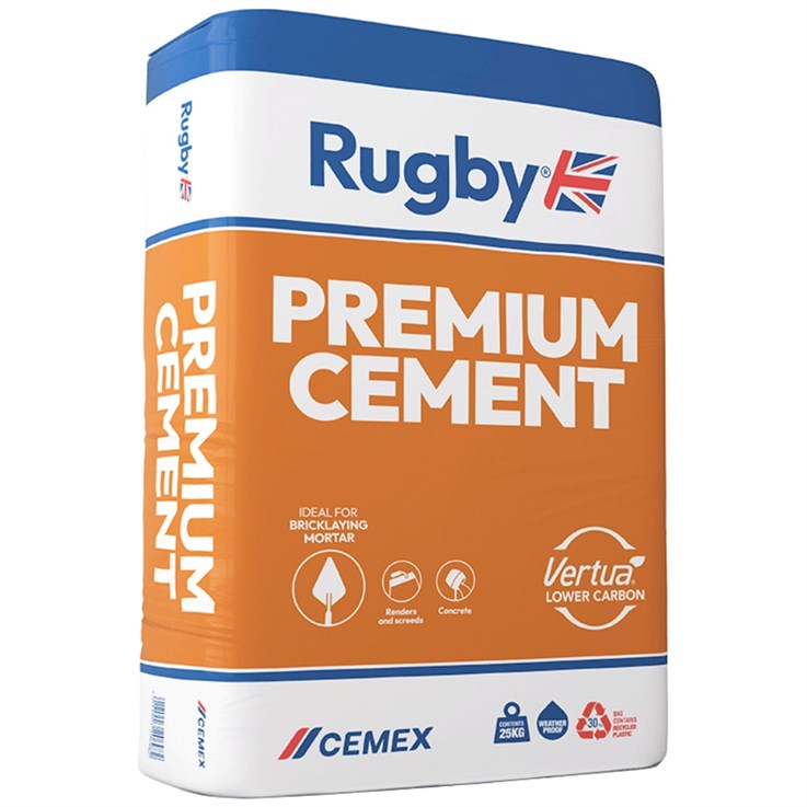 Rugby Premium Cement Plastic Bag 25Kg